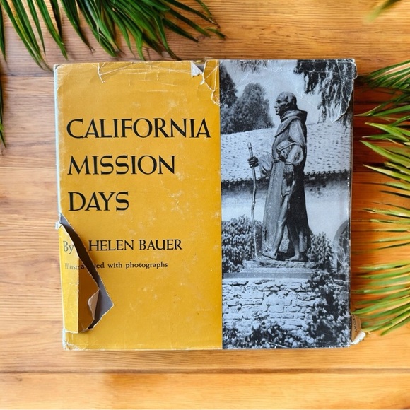 Vintage 1951 California Mission Days by Helen Bauer – Hardcover w/ Dust Jacket - Picture 2 of 13
